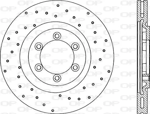 Handler.Part Brake disc OPEN PARTS BDRS222925 1