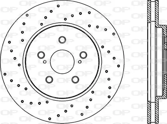 Handler.Part Brake disc OPEN PARTS BDRS223825 1