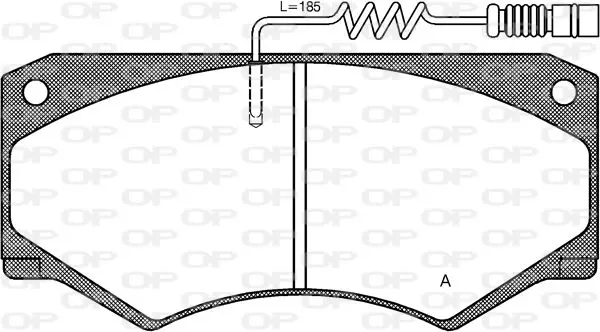 Handler.Part Brake disc OPEN PARTS BDRS226725 1