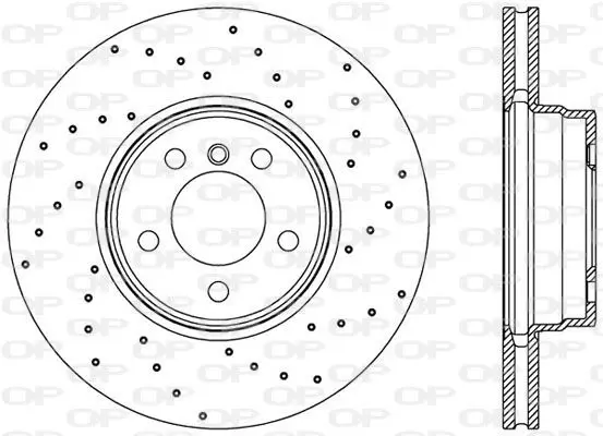 Handler.Part Brake disc OPEN PARTS BDRS236125 1