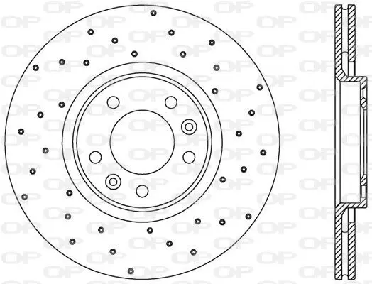 Handler.Part Brake disc OPEN PARTS BDRS238025 1