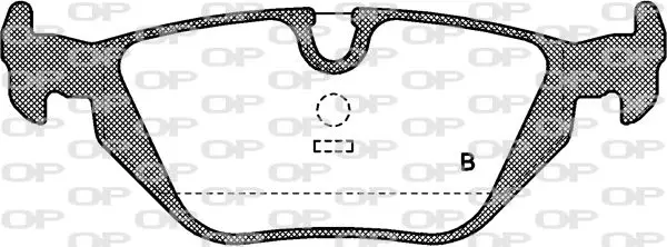 Handler.Part Brake pad set, disc brake OPEN PARTS BPA026530 2