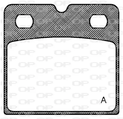 Handler.Part Brake pad set, disc brake OPEN PARTS BPA106700 1