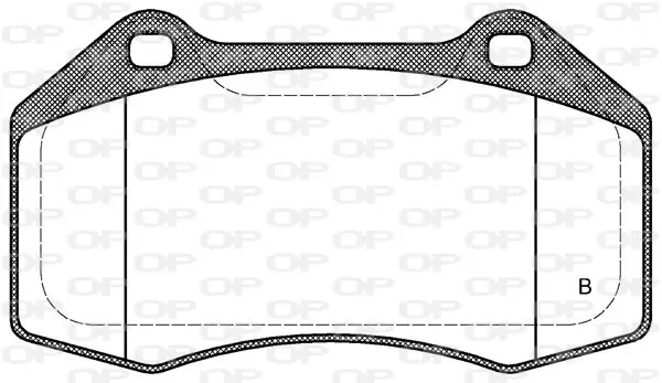 Handler.Part Brake pad set, disc brake OPEN PARTS BPA111312 2