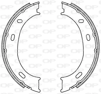 Handler.Part Brake shoe set OPEN PARTS BSA219200 1