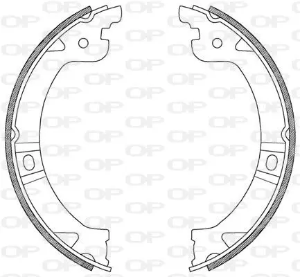 Handler.Part Brake shoe set OPEN PARTS BSA221500 1