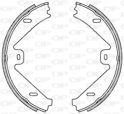 Handler.Part Brake shoe set OPEN PARTS BSA222500 1