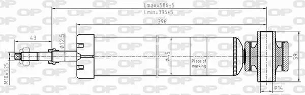 Handler.Part Bellow set, drive shaft OPEN PARTS SJK708200 2