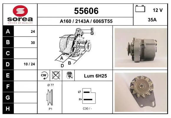 Handler.Part Alternator EAI 55606 1