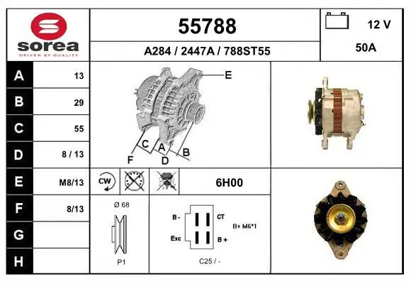 Handler.Part Alternator EAI 55788 1