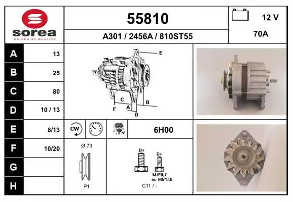 Handler.Part Alternator EAI 55810 1