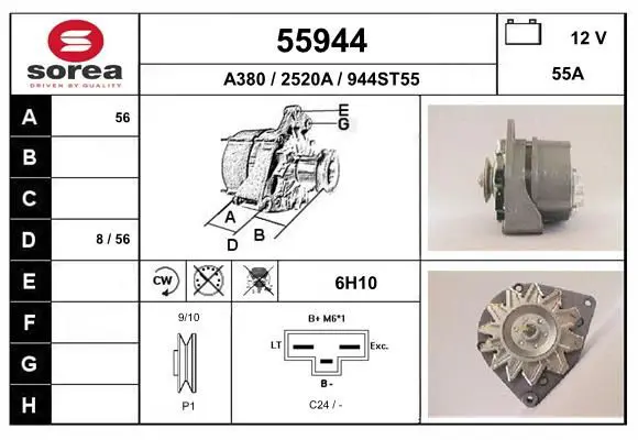 Handler.Part Alternator EAI 55944 1