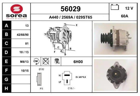 Handler.Part Alternator EAI 56029 1