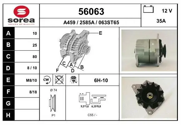 Handler.Part Alternator EAI 56063 1