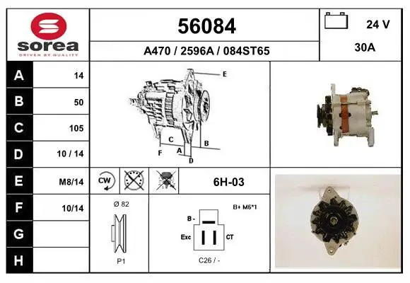 Handler.Part Alternator EAI 56084 1