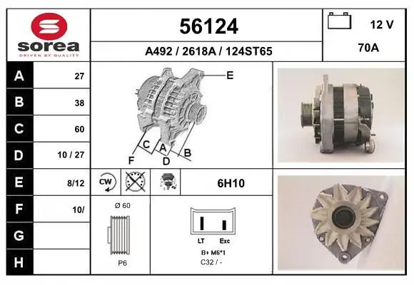 Handler.Part Alternator EAI 56124 1