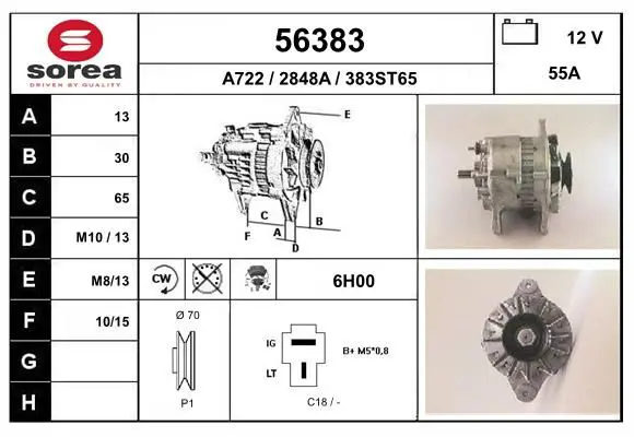 Handler.Part Alternator EAI 56383 1