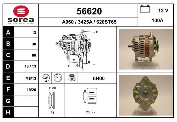 Handler.Part Alternator EAI 56620 1