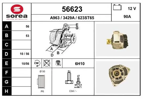 Handler.Part Alternator EAI 56623 1