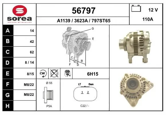 Handler.Part Alternator EAI 56797 1