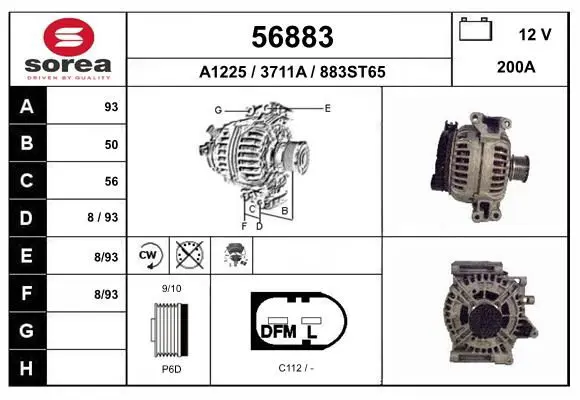 Handler.Part Alternator EAI 56883 1