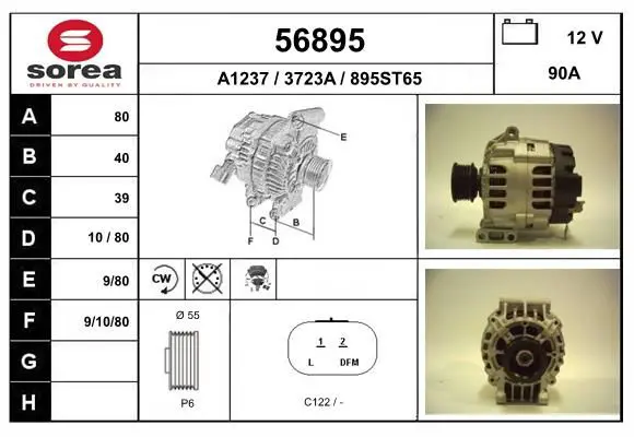 Handler.Part Alternator EAI 56895 1