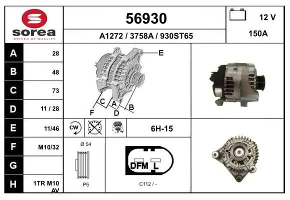 Handler.Part Alternator EAI 56930 1