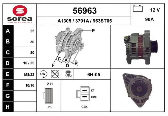 Handler.Part Alternator EAI 56963 1