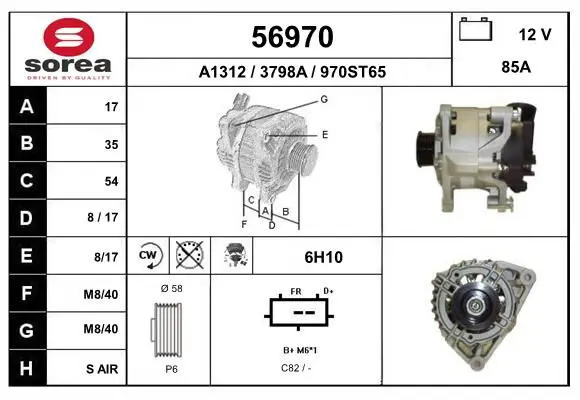 Handler.Part Alternator EAI 56970 1