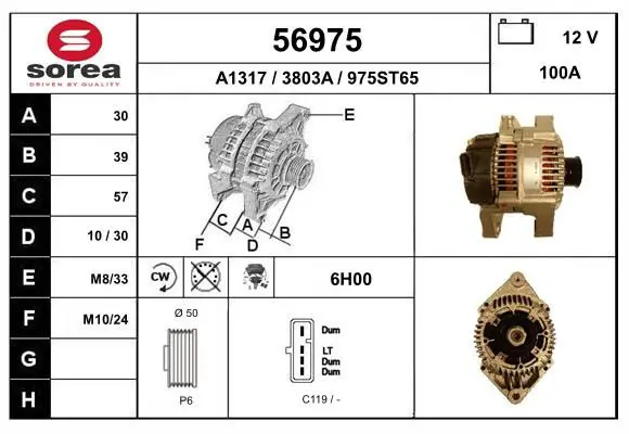 Handler.Part Alternator EAI 56975 1