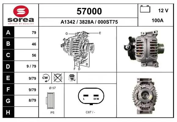 Handler.Part Alternator EAI 57000 1