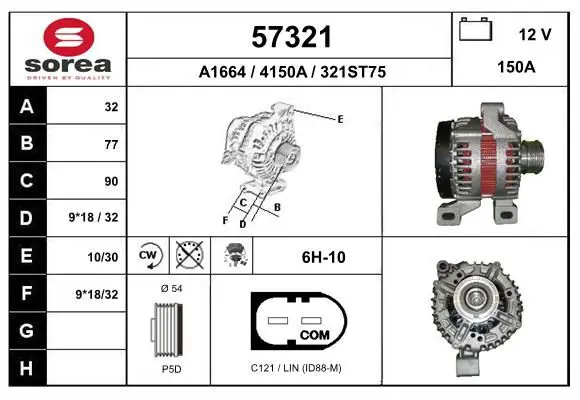 Handler.Part Alternator EAI 57321 1