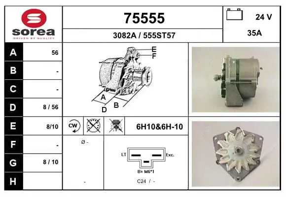 Handler.Part Alternator EAI 75555 1