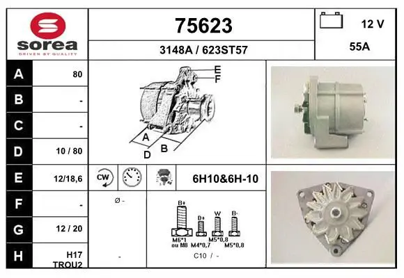 Handler.Part Alternator EAI 75623 1