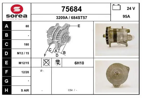 Handler.Part Alternator EAI 75684 1