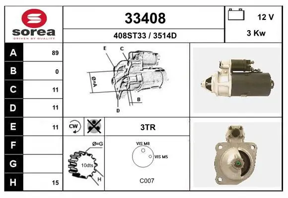 Handler.Part Starter EAI 33408 1