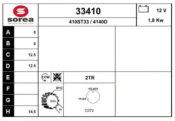 Handler.Part Starter EAI 33410 1