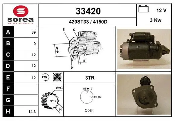 Handler.Part Starter EAI 33420 1