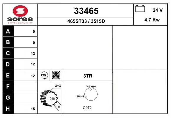 Handler.Part Starter EAI 33465 1