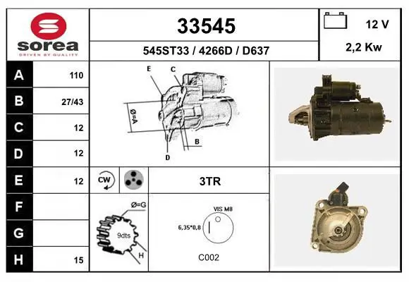 Handler.Part Starter EAI 33545 1