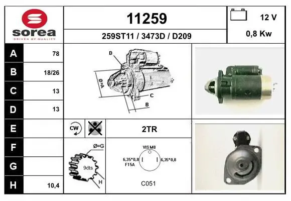 Handler.Part Starter EAI 11259 1