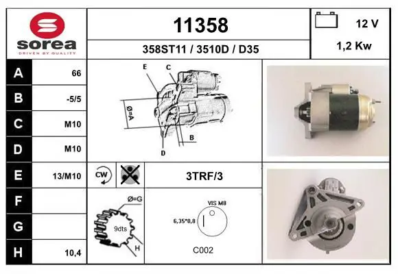 Handler.Part Starter EAI 11358 1