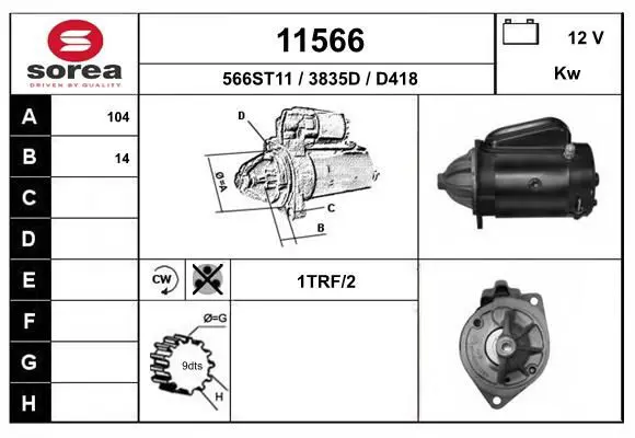 Handler.Part Starter EAI 11566 1