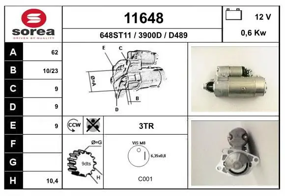 Handler.Part Starter EAI 11648 1