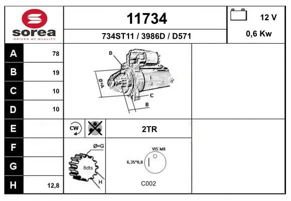 Handler.Part Starter EAI 11734 1