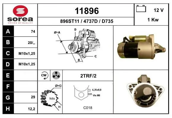 Handler.Part Starter EAI 11896 1