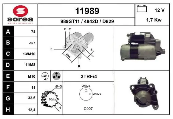 Handler.Part Starter EAI 11989 1