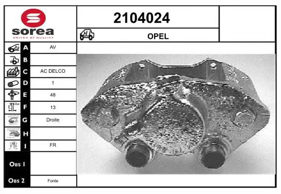 Handler.Part Brake caliper EAI 2104024 1