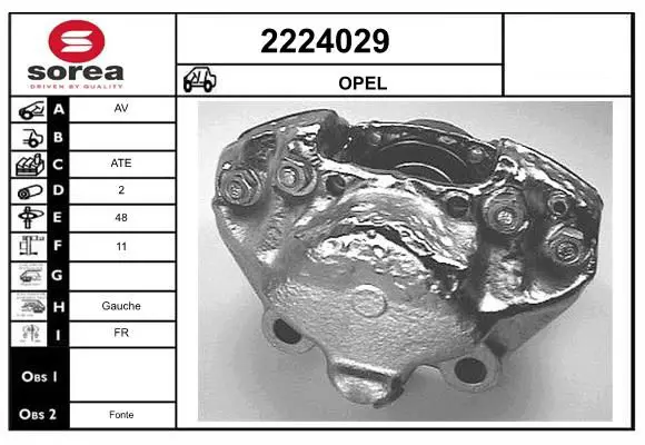 Handler.Part Brake caliper EAI 2224029 1