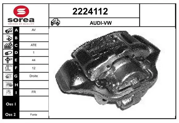 Handler.Part Brake caliper EAI 2224112 1